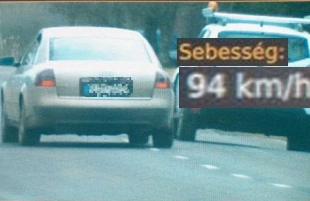 Ráduplázott a sebességhatárra a gyorshajtó audis Mohorán!