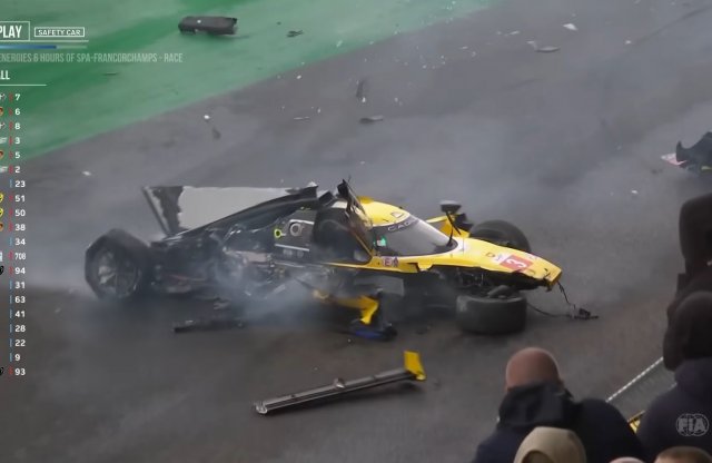 Csúnya baleset borzolta a kedélyeket a 6 órás belga WEC futamon
