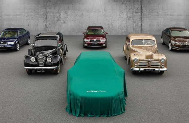 Sokat sejtető ruhában a következő Skoda Superb