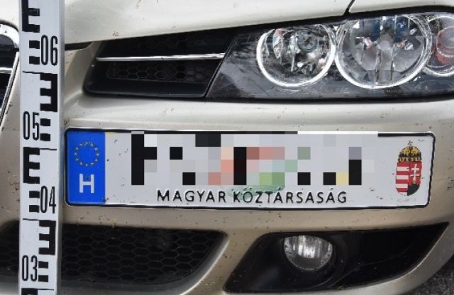 Ügyetlen rendszámhamisítót fogott a rendőrség