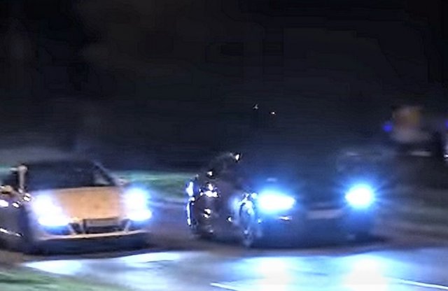 Videó: így csaptak le a kékek az illegális utcai versenyre Fóton