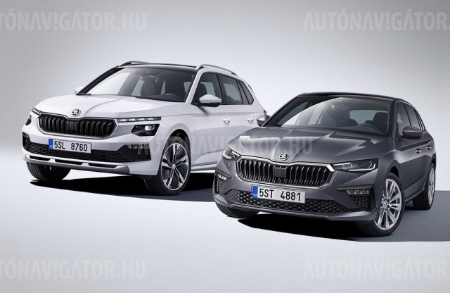 Itt a frissített Škoda Scala és Kamiq!