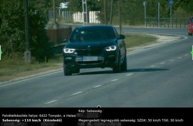 110 km/órával száguldozott Tompa belterületén egy BMW