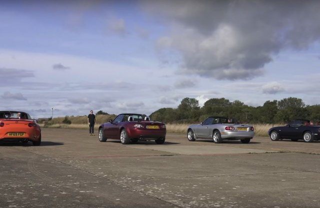 Meglepő különbségek derültek ki a Mazda MX-5 generációi között