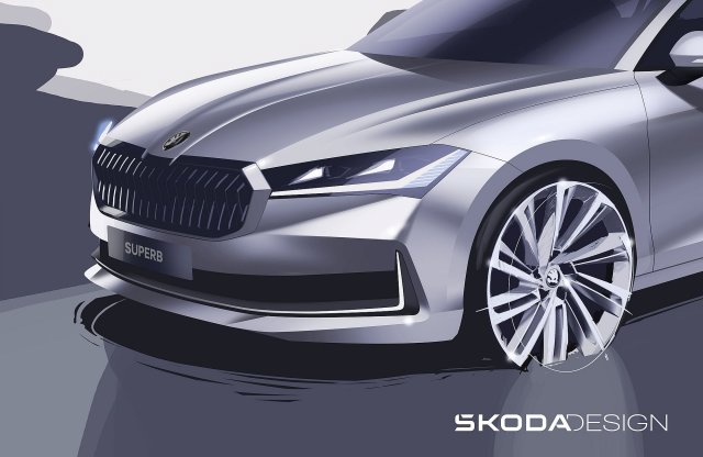 Így néz majd ki az új Skoda Superb!
