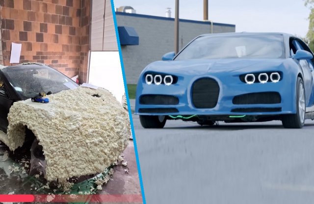 Szemétből és purhabból Bugattit építeni? Lehetséges!