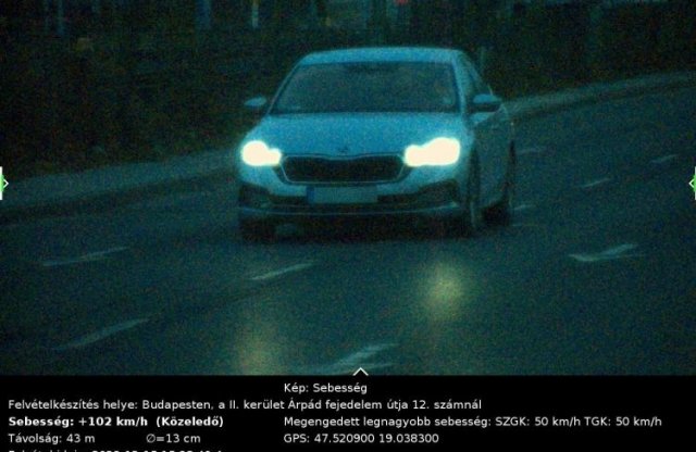 Napi 100 gyorshajtót fog az új budapesti traffibox