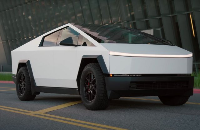 Flottafehérben cégautónak vinnéd a Cybertruckot?