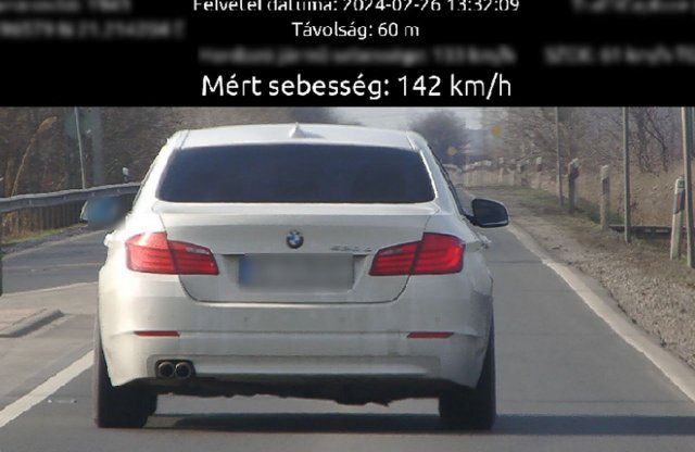 390 ezer forintba fájt ez a gyorshajtás Hajdú-Bihar vármegyében