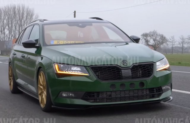 Íme a legbrutálisabb Skoda Superb, amit valaha láttunk!