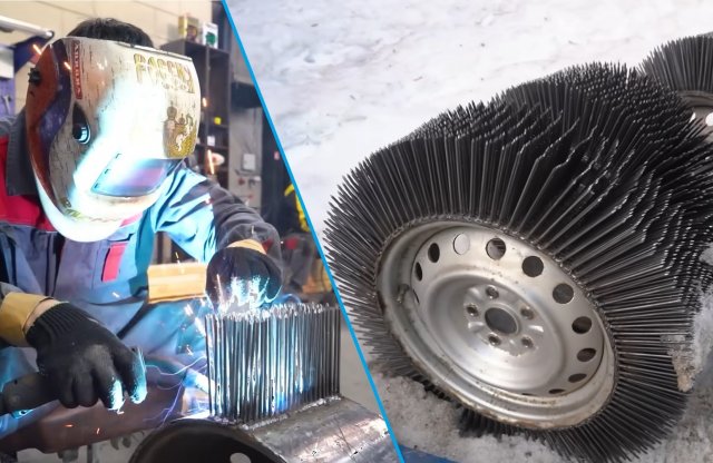 Autógumit szögekből? Az oroszok megcsinálták!