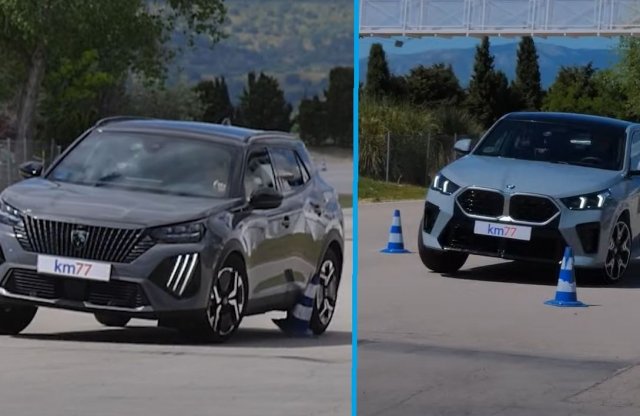 Jávorszarvasteszten járt a Peugeot e-2008 és a BMW X2!