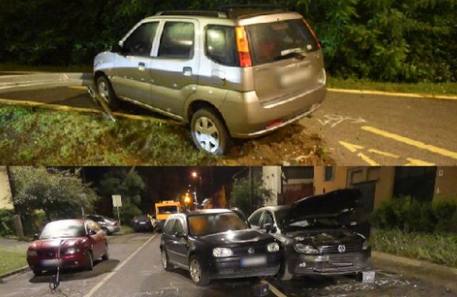 Debrecenben sorra törték a részeg sofőrök az autóikat