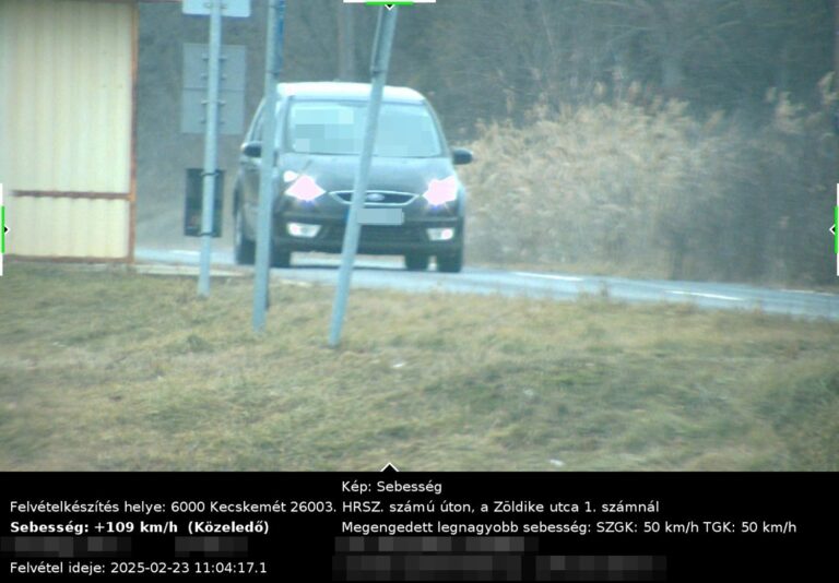 Nem lassítottak az 50-es táblánál, 210 ezret fizetnek!