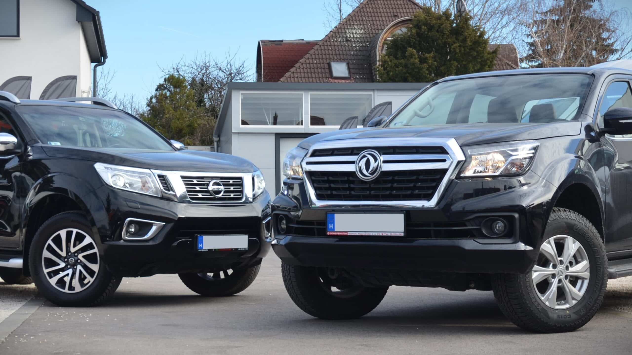 Használt japánt, vagy új kínait? Egymás mellett a Nissan és a Dongfeng Navarája!