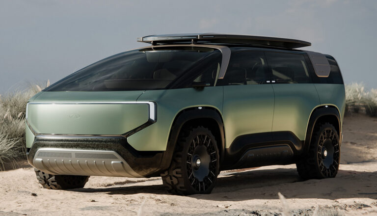 Érdekes formájú koncepcióautóval rukkoltak elő a kínaiak