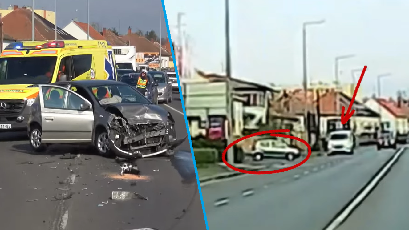 Így okoz komoly balesetet a rossz közlekedésszervezés és a figyelmetlenség