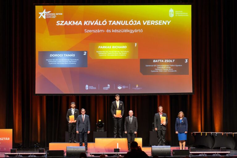 A Mercedes kecskeméti diákjai a szerszám- és készülékgyártó szakmában az ország legjobbjai