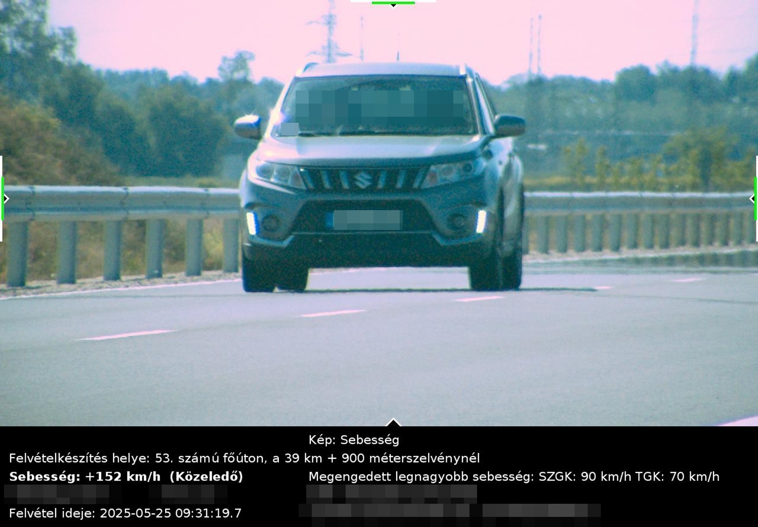 152 km/óráig nyomta a Suzuki Vitarának, ennyit kell fizetnie!