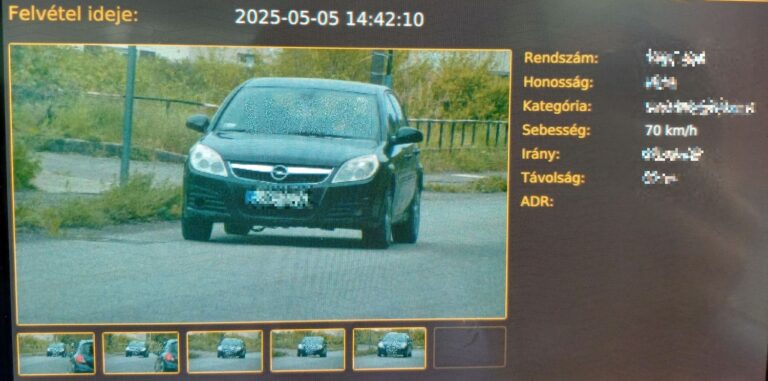 Három percen belül kétszer is elszáguldott a traffipax előtt: tényleg nem vette észre?
