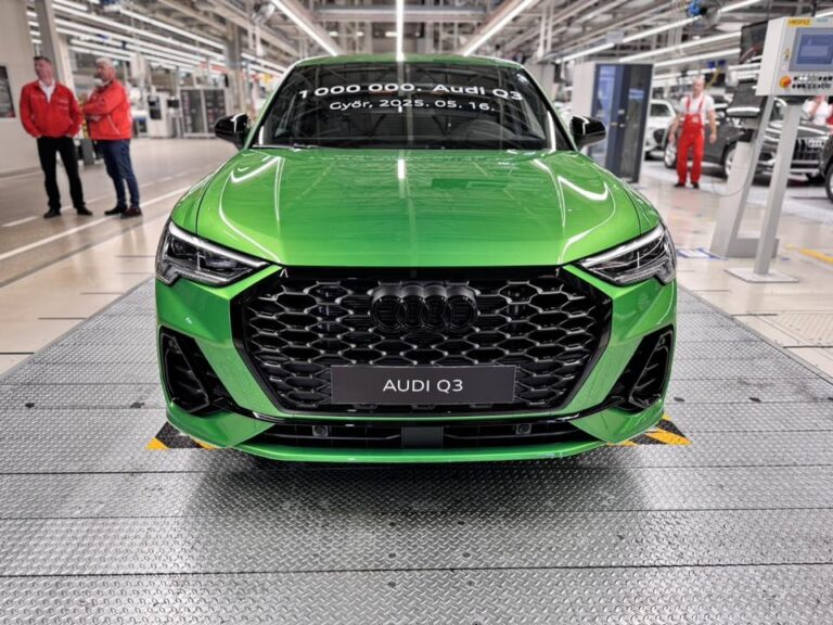 Komoly mérföldkő Győrben: elkészült az egymilliomodik Audi Q3!