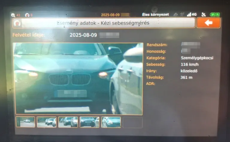 50-es táblánál 100 km/h felett? A csekk is gyorsan érkezett!