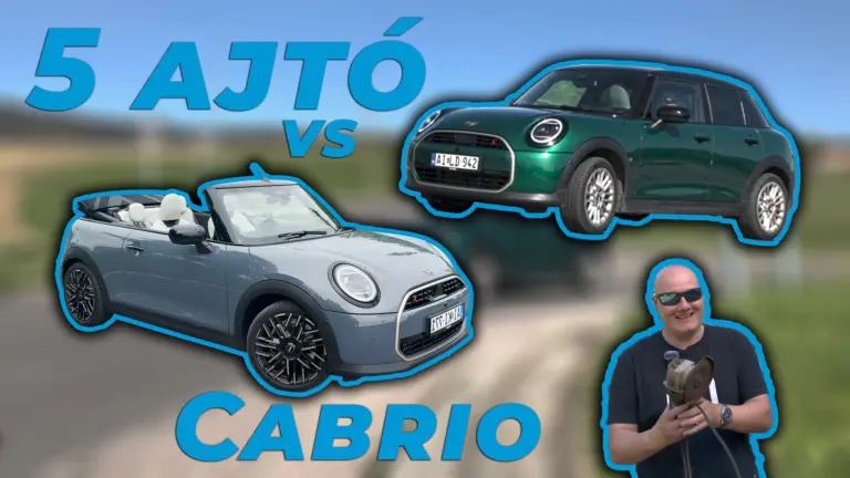 5 ajtós Mini Cooper vs. Cabrio