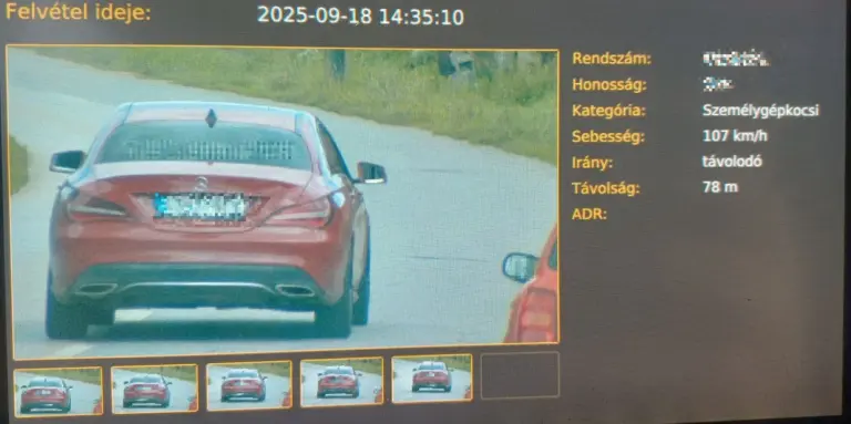 100 felett hasított az 50-es táblánál ez a Mercedes-Benz CLA, mutatjuk, mennyibe került!