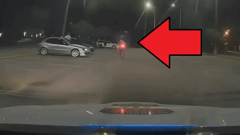 Videó: a járművén táncolt, miközben a rendőrök elől menekült