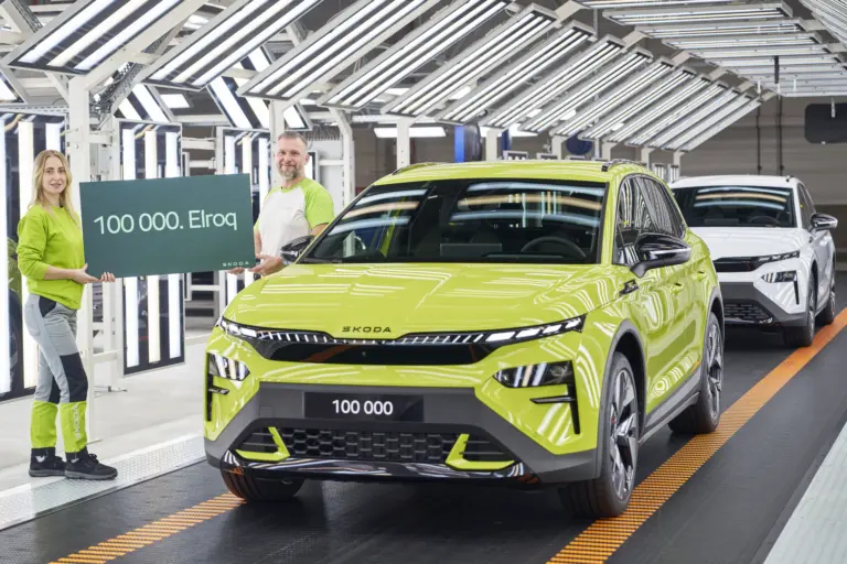 Elkészült a százezredik Elroq a Škodánál!