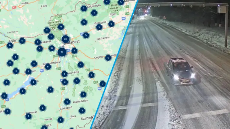 Így nézheted meg élő webkamerákon, hogy milyen a hóhelyzet a hazai utakon!