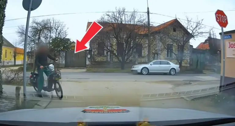 Annyira ittas volt, hogy majdnem nekiment a rendőrautónak! Íme a videó!