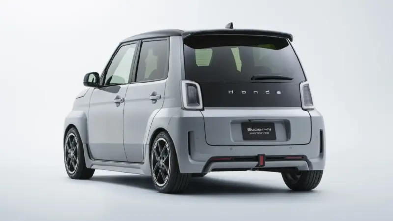 Honda Super N hátulról