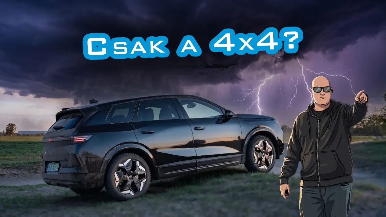 Videó: Teszten az összkerékhajtású Opel Grandland, a legerősebb villanymotorral