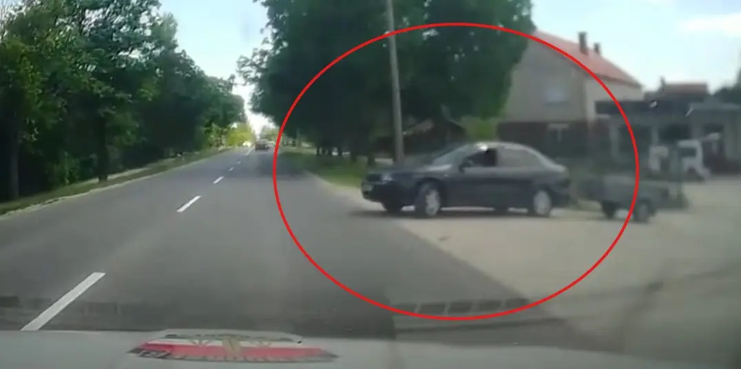 Videó: még a rendőröket is meglepte, mit művelt a szabálytalan autós!