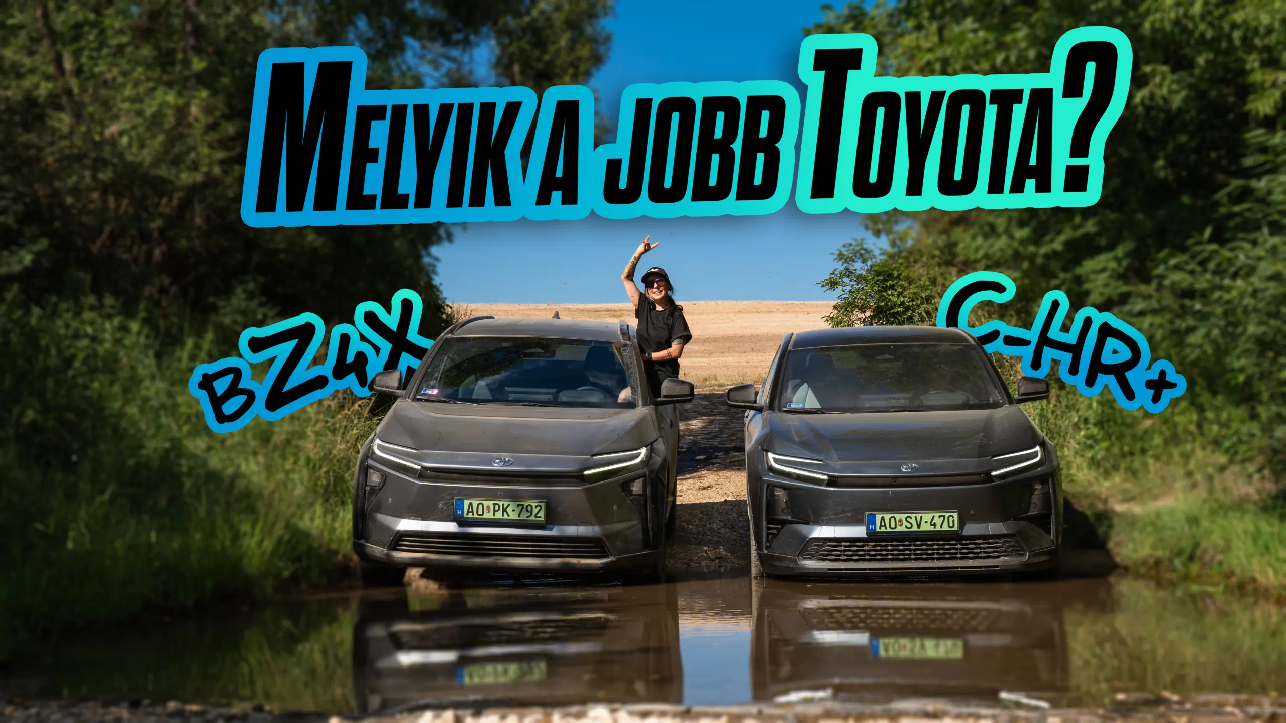 Melyik a jobb Toyota? A bZ4X, vagy a C-HR+?